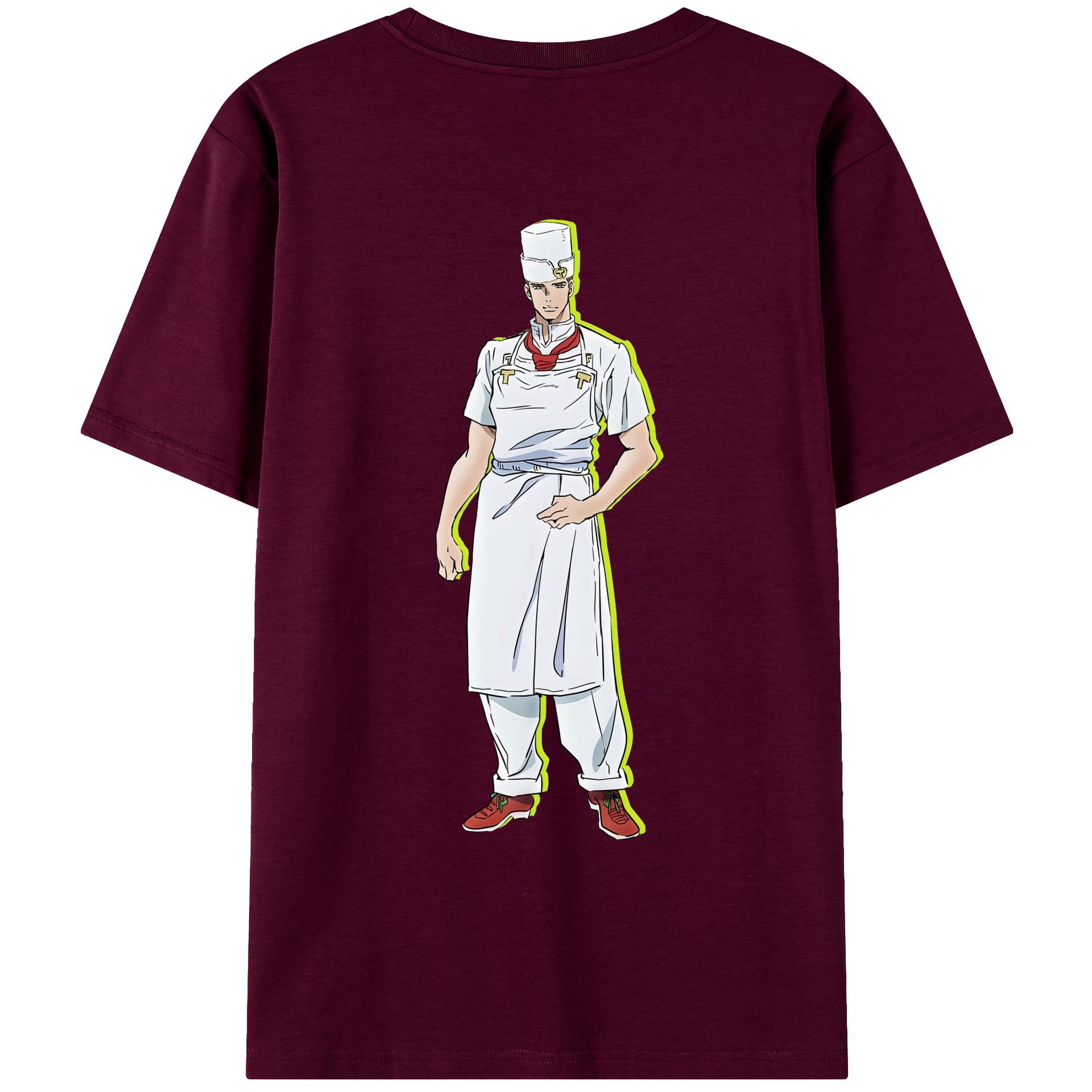 （画像用） ジョジョの奇妙な冒険 Tonio Trussardi JoJo's Bizarre Adventure トニオ?トラッサルディ レディース半袖Tシャツ(バックプリント)